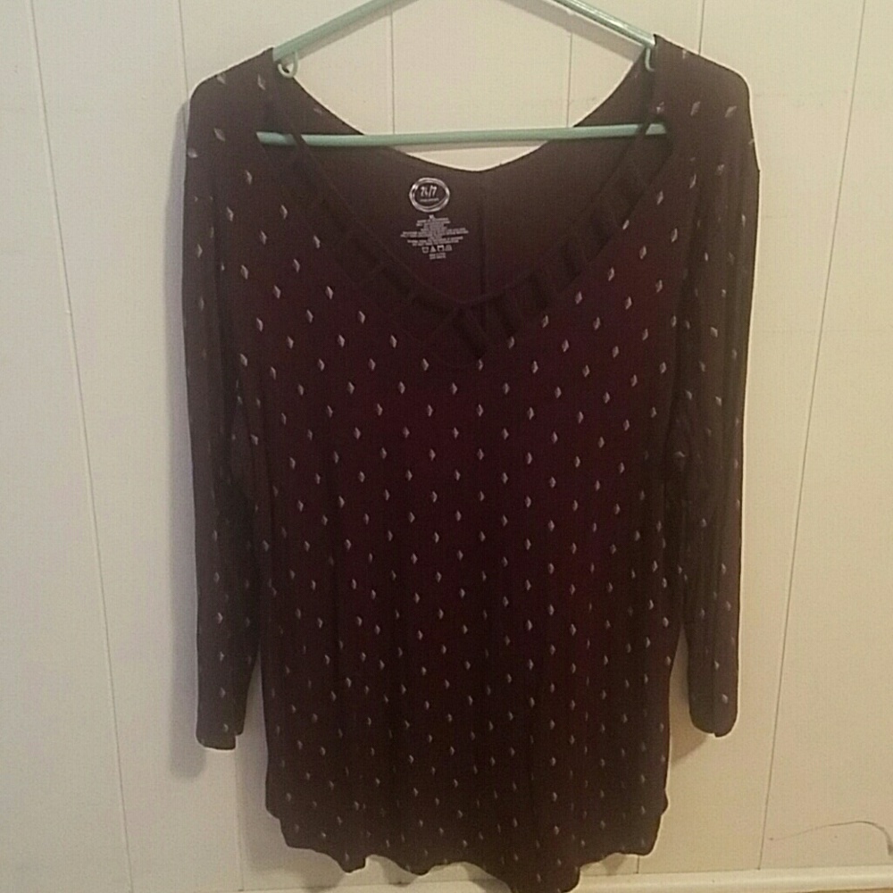 Maurices 24/7 tee. 3/4 sleeve length